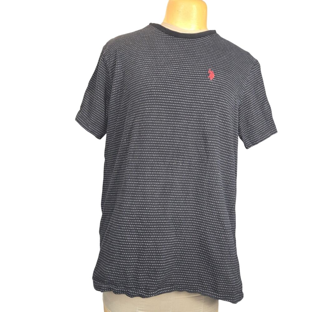 US Polo Assn Mens‎ XL Shirt Comfort Stretch Pullover Red Pony Crew Neck Casual